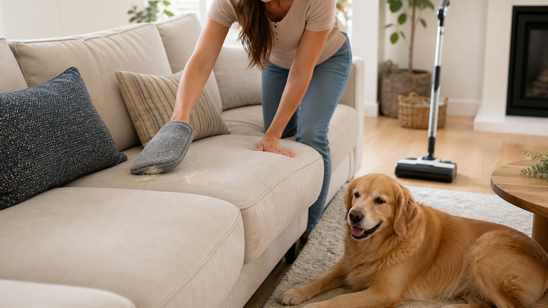 The Practical Pet-Hair Cleaning Routine: Sofas, Fabrics, Rugs & Floors