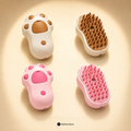 PawMist spray massage comb in Milk Coffee and Powder under premium studio lighting
