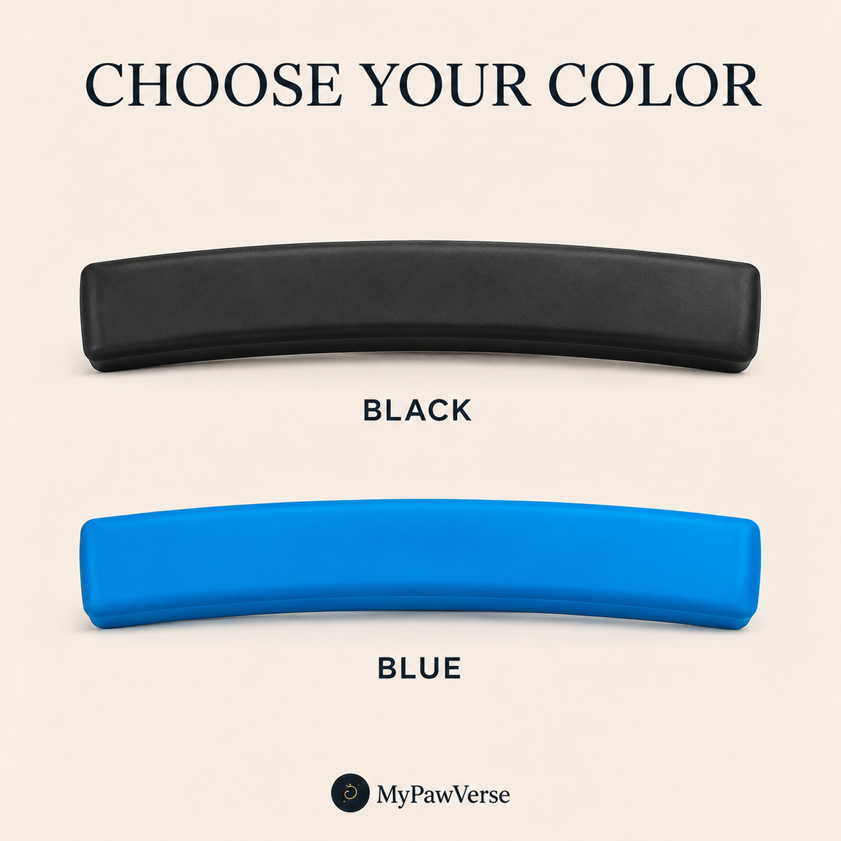 Dog car window chin rest colors available in Black and Blue