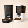 Black and White PawCam automatic camera pet feeders