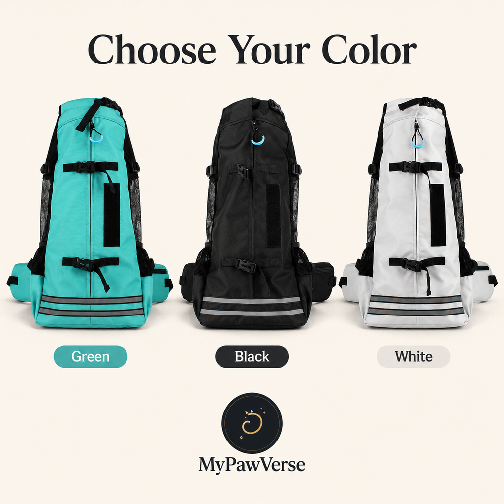 PawCarry carrier colors Green Black and White